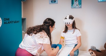 A virtuális valóság már a gyerekgyógyászatban is segít