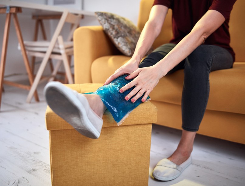 sérülés, jegelés