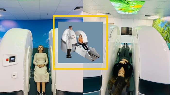 Állhat, ülhet vagy fekhet benne – itt a felülről nyitott MRI Magyarországon! Klausztrofóbiásoknak álom, az orvosoknak áttörés című cikk nyitóképe