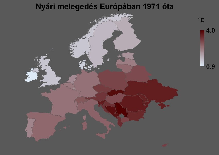 A klímaváltozás hatására az évszakok egyre melegebbek