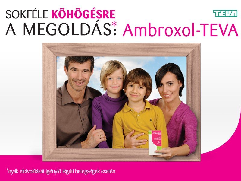Köhögés? Az Ambroxol-Teva a megfázás bármely szakaszában segít leküzdeni a köhögést!