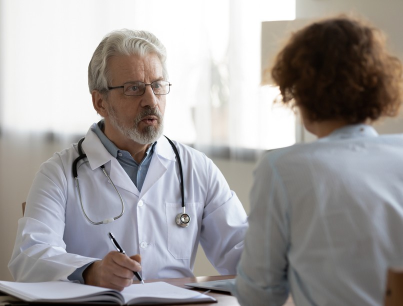 orvos, betegvizsgálat lépései