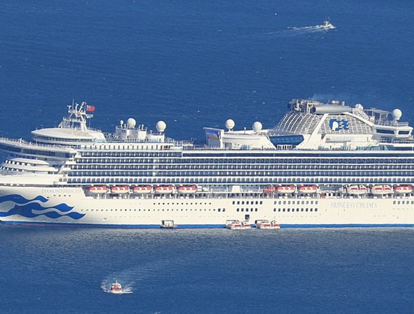 koronavírus, hajó, diamond princess