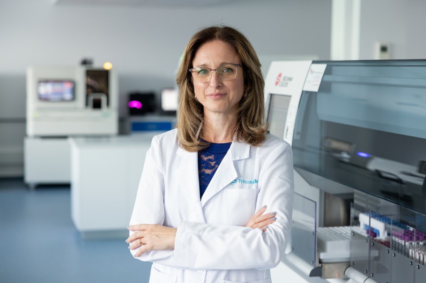 Dr Latkóczy Krisztina, a TritonLife Csoport laboratóriumok, a TritonLabs igazgatója