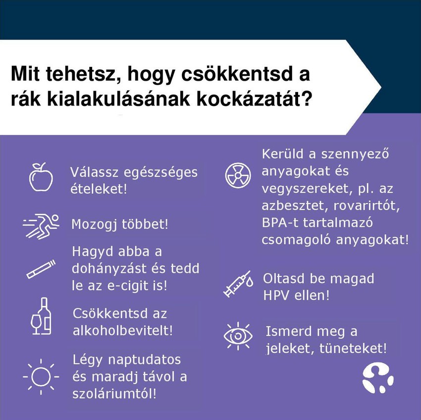 Rákkockázat: így csökkenti a rák kialakulásának esélyét