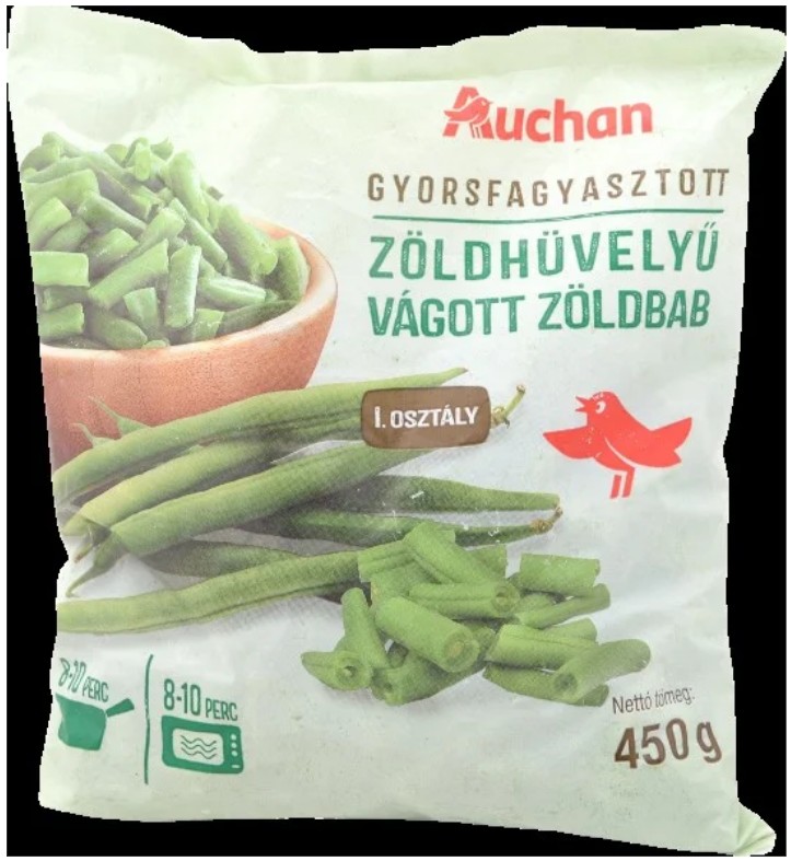 Auchan zöldbab