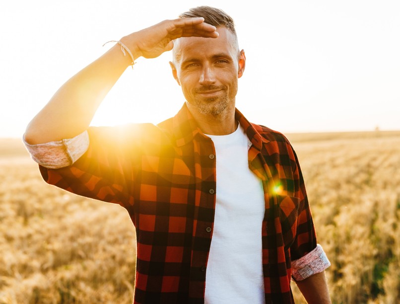 mell, férfi, megnagyobbodott, ok