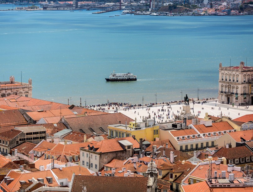 lisszabon, portugália, vesztegzár, koronavírus