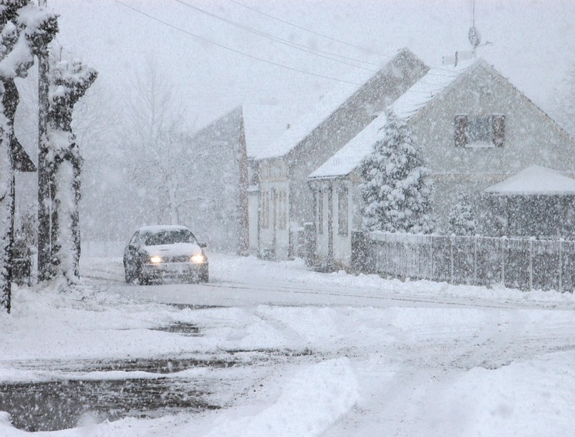 Meteorológia péntek havazás tél
