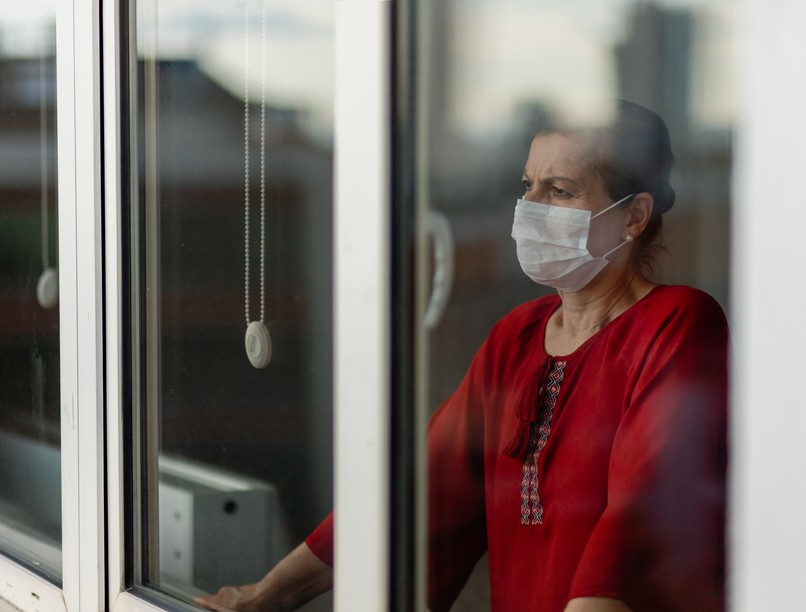 GettyImages-maszk, karantén, önkéntes karantén