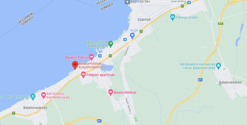 Balatonföldvár, Kutyafürdető