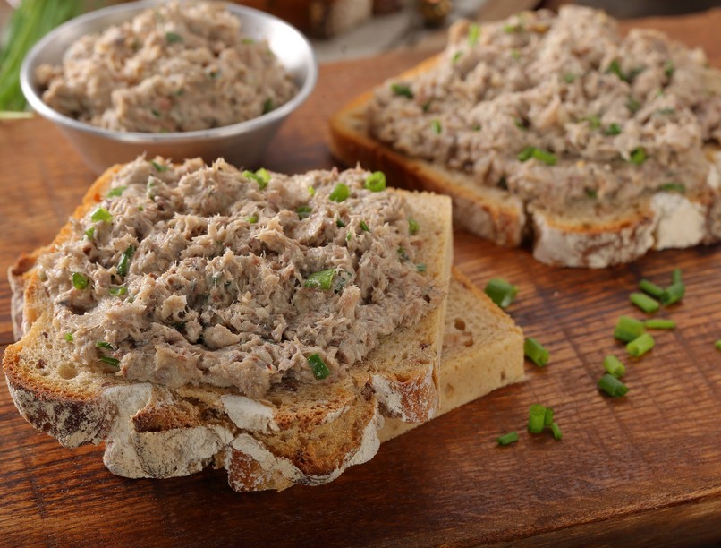 színes, tonhalkrém, recept, puffadás ibs