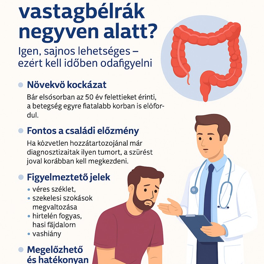 A tanulmányok rávilágítanak arra, hogy a vastagbélrák már nem kizárólag az idősebb korosztály betegsége, és hangsúlyozzák a korai szűrés és a megelőzés fontosságát a fiatalabb felnőttek körében is.