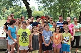 Cukorbeteg gyermekekkel táborozott Erős Antónia és Hevesi Tamás