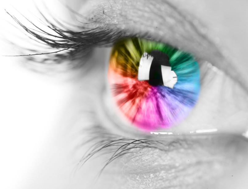 szem, látás, szín, látásromlás