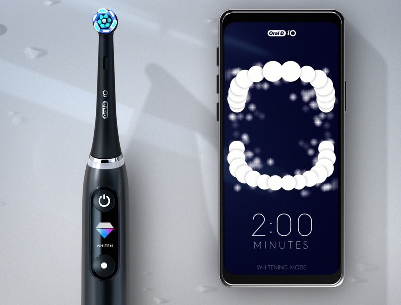 fogmosás, elektromos fogkefe, szájápolás, fogászat,  Oral-B iO™, interaktív, intelligens