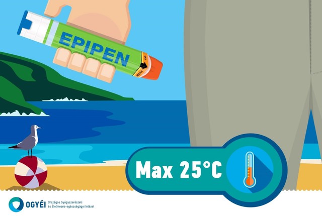 Epipem kihívás a kánikulában: legfeljebb 25 C-fokon tárolhatja az életmentő szert
