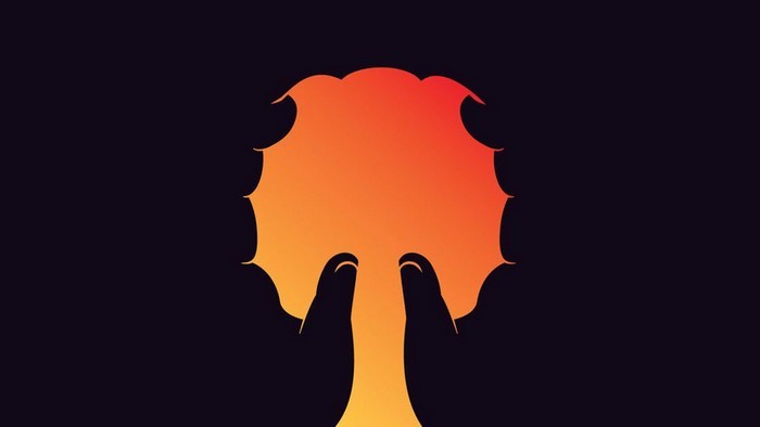 A képet Noma Bar izraeli művész készítette, aki a negatív tér technikájára specializálódva kétértelmű illusztrációkat hozzon létre.