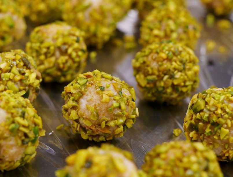 pisztácia falatka recept egészséges nassolás