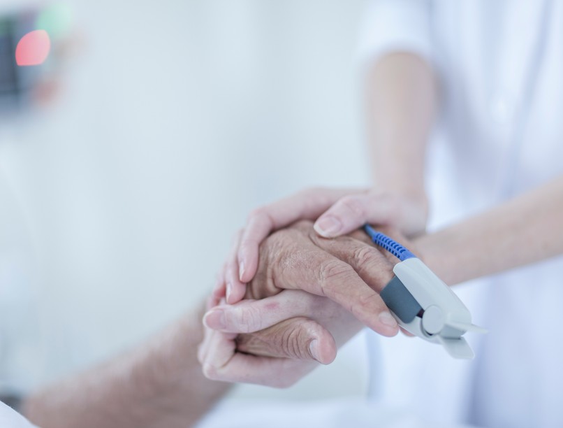 idős ember, férfi, kórház, halál