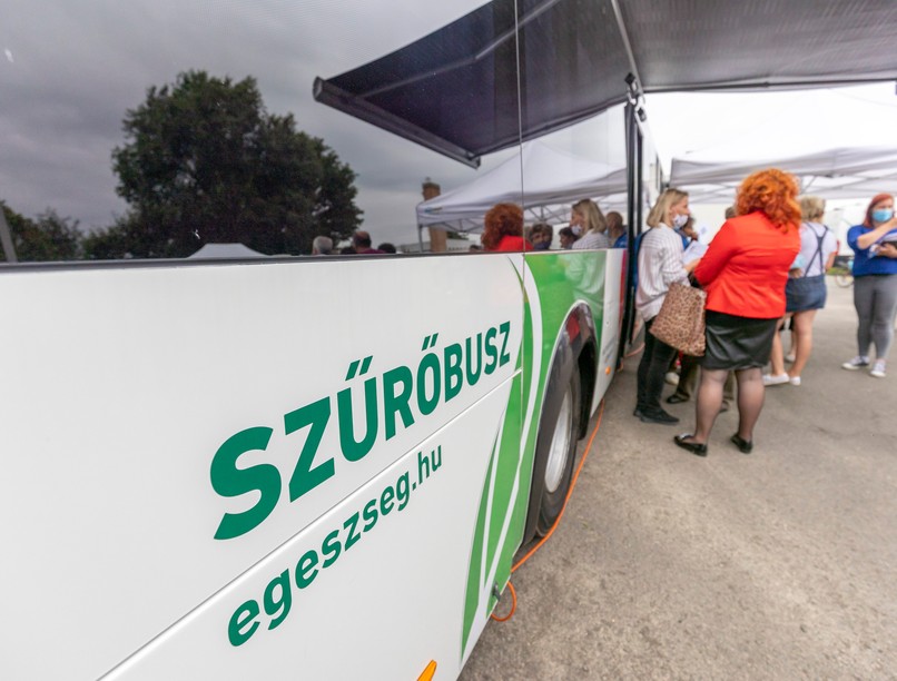 szűrőbusz, szűrés, Müller Cecília, daganat