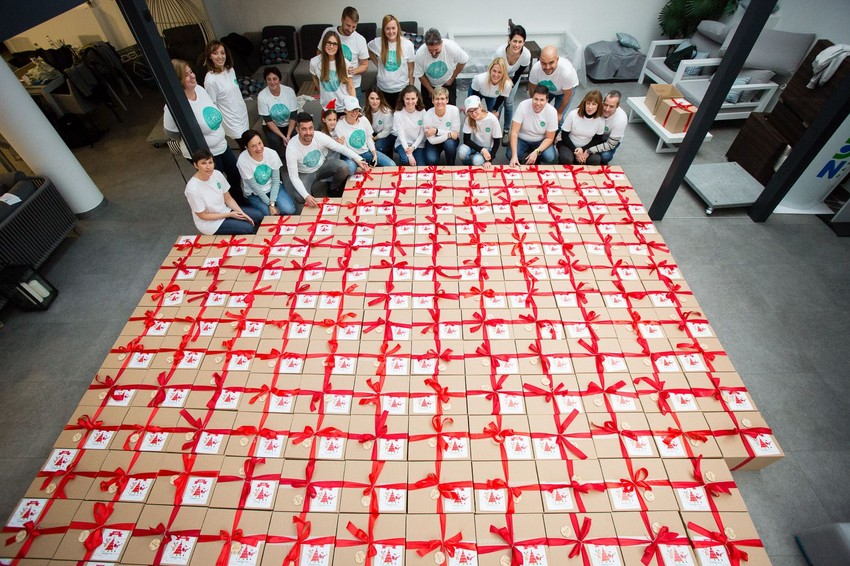 2018-as karácsonyi gyűjtés a rászoruló gyerekek számára Fotó: Kuckó Önkéntes Program