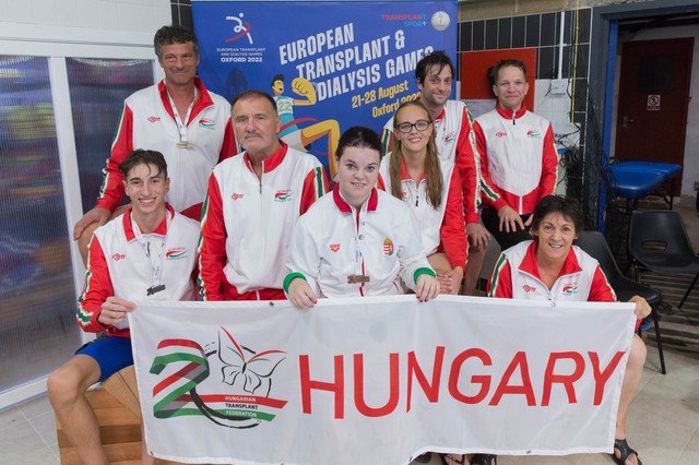 A Magyar Szervátültetettek Szövetségének csapata összesítésben a 2. helyen végzett az oxfordi EB-n