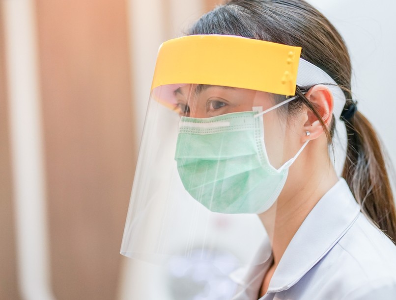 koronavírus, sebészi maszk, covid-19, vírus