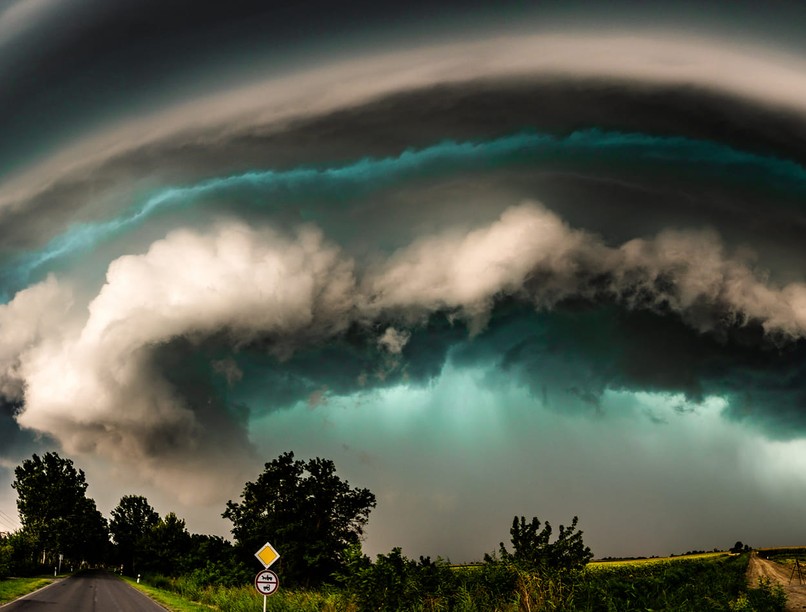 fotósorozat vihar időjárás szeged