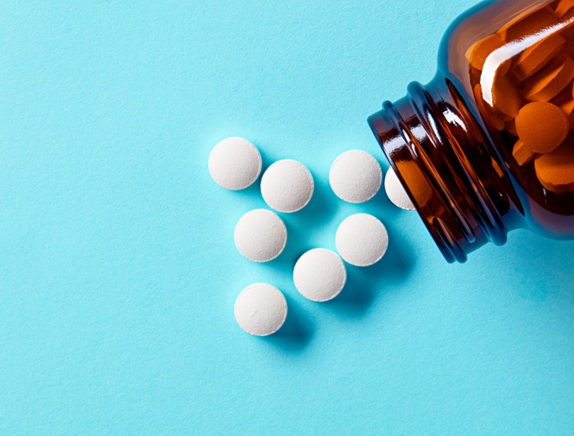 gyógyszer, koffeintabletta