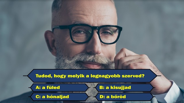 Alig páran tudják a helyes választ! Tudod, hogy melyik a legnagyobb szerved?
