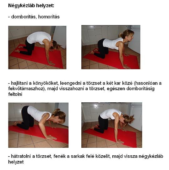 Gyógytorna derékfájás megszüntetésére