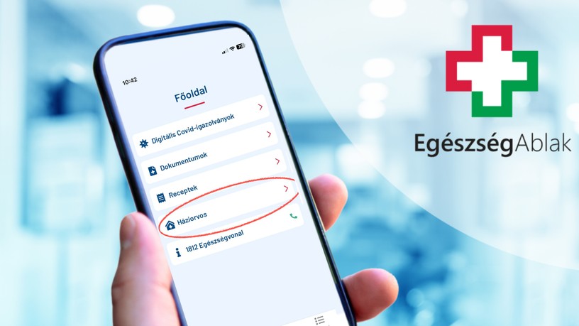 egészségügy egészségablak app háziorvosa legfontosabb adatai