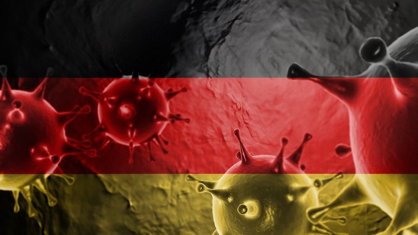 koronavírus járvány, németország, gyár, jrávány, fertőzés