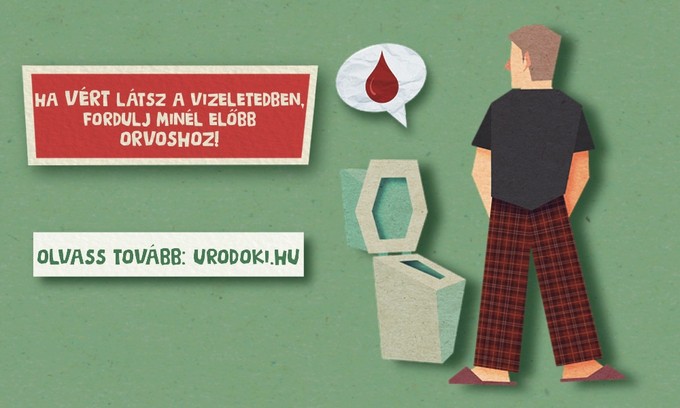 A véres vizeletet véresen komolyan kell venni! című cikk nyitóképe