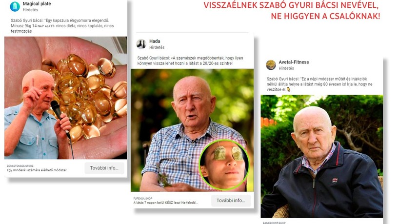 szabó gyuri bácsi, büki füves ember, hamis hirdetés