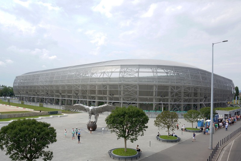 Daganatos betegségből gyógyuló gyerekeket láttak vendégül egy budapesti arénában