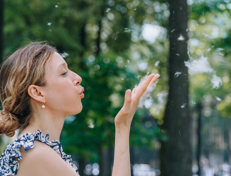 allergia oka nyárfaszösz levegőben