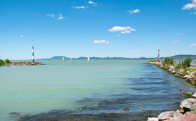 Ingyenes gyerekmentőmellényeket helyeztek ki a balatonlellei kikötőben