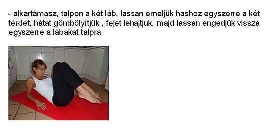 Gyógytorna derékfájás megszüntetésére