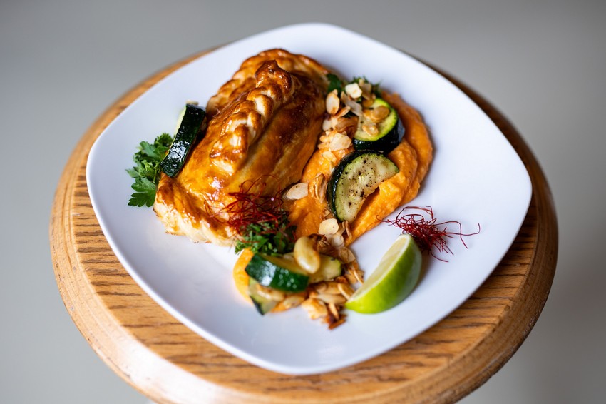 Tésztában sült lazac