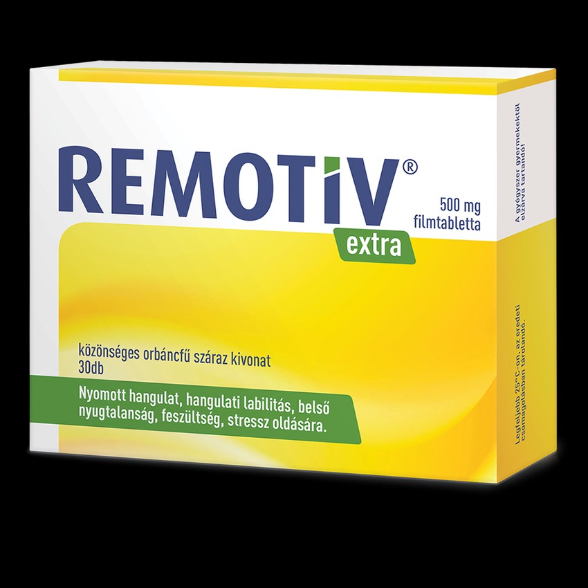 Vény nélkül kapható, orbáncfűkivonat-tartalmú gyógyszer