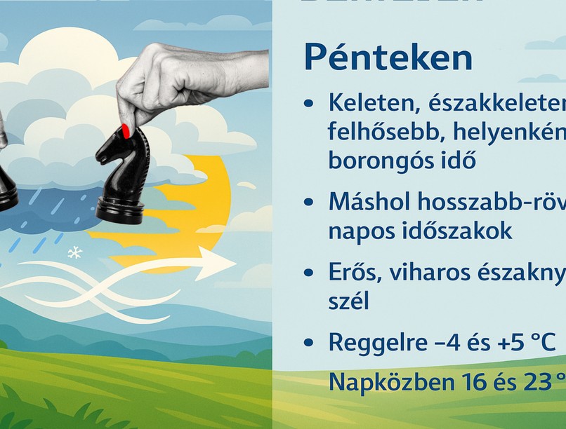 hírek, friss orvosmeteorológia, időjárás front péntek