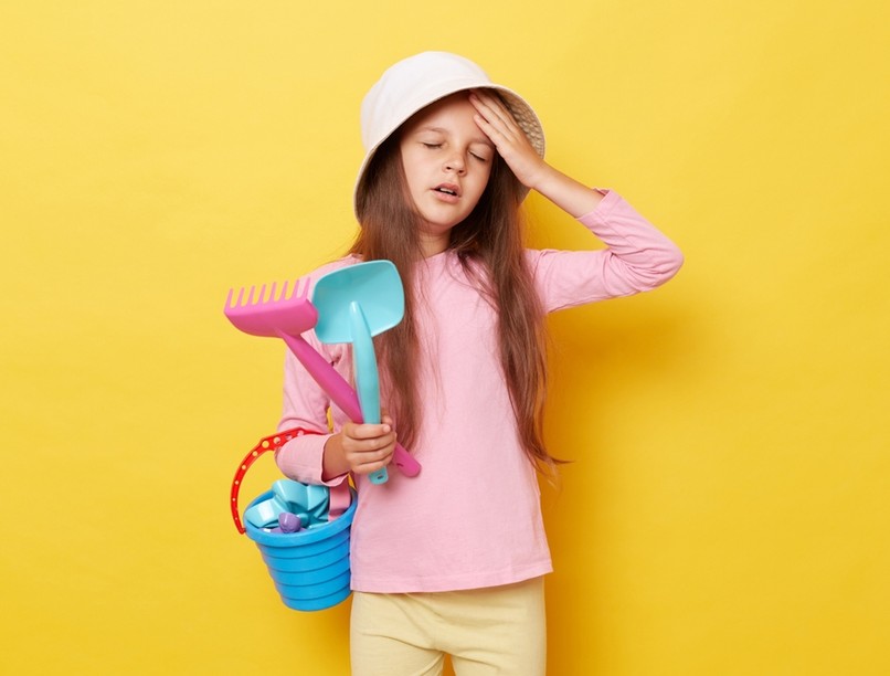 napszúrás, hőguta, fejfájás, láz