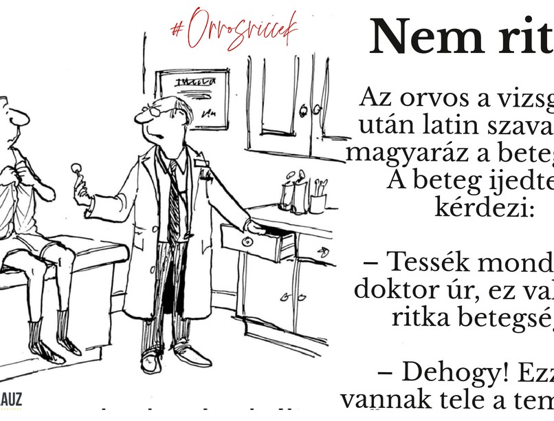orvos viccek humor nevetés gyógyító hatás
