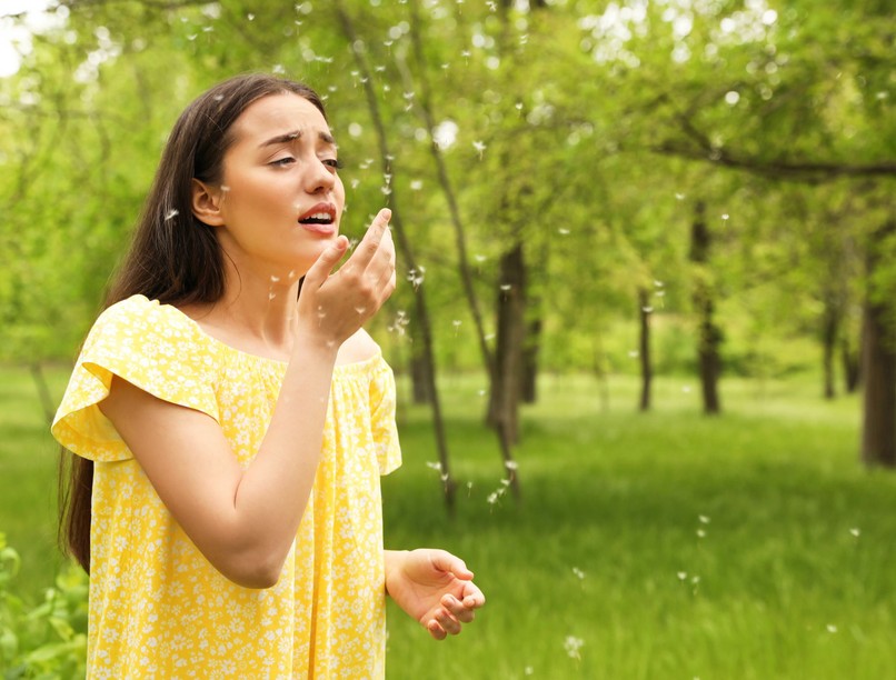 allergia, pollen, tüsszögés, tünet