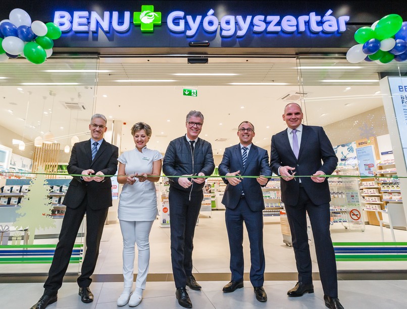 Benu Gyógyszertár Magyarország megnyitás