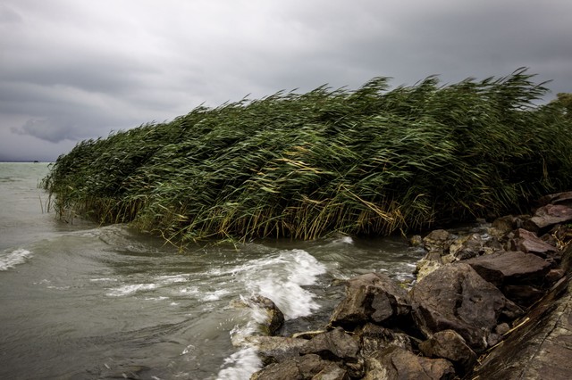 Az érkező ciklon szele „kibillenti” majd a Balaton vízszintjét