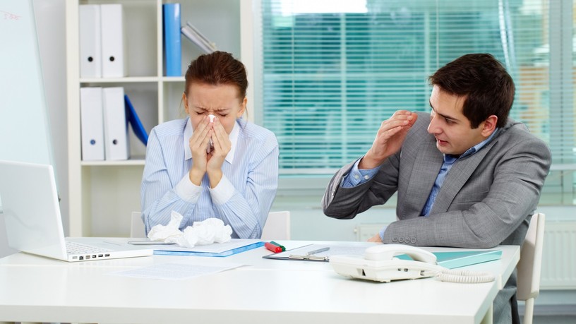 megfázás influenza elkerülése munkahely