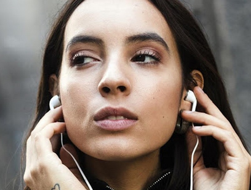 mobiltelefon, headset